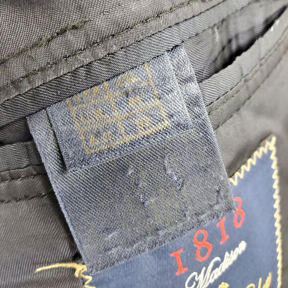 Brooks Brothers 100% Wool Fabric By Loro Piana Navy Blue Blazer Suit Jacket  41 - Picture 7 of 15